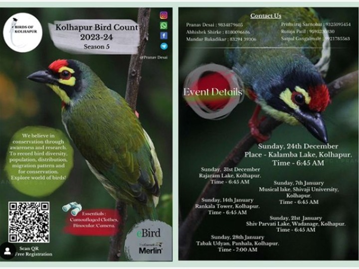 Kolhapur Bird Count 2023-24