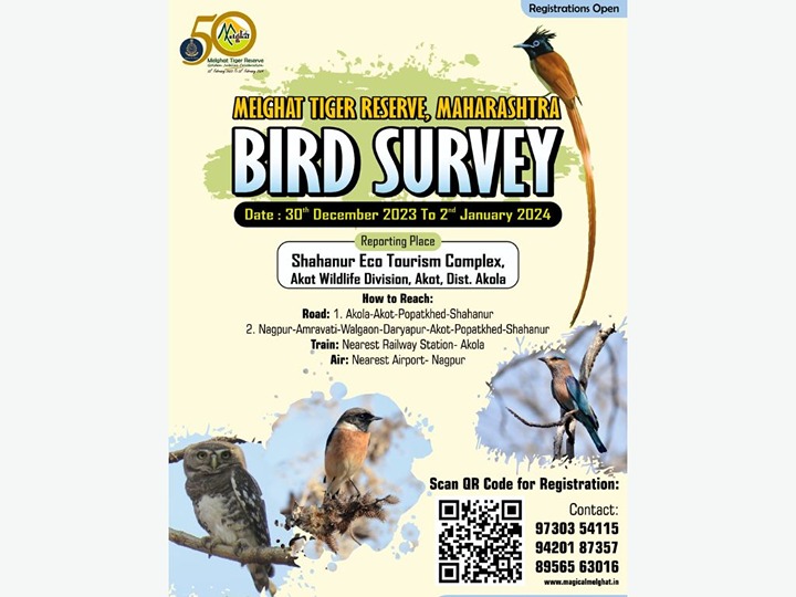 Bird Survey At Melghat Tiger Reserve