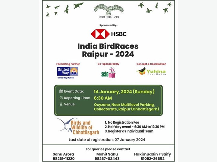 HSBC Raipur Bird Race 2024