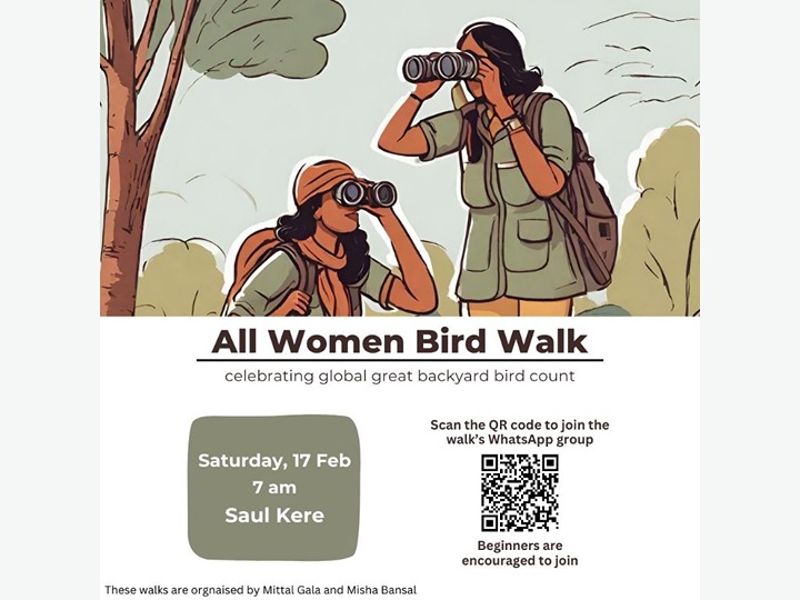 All Women Bird Walk At Saul Kere